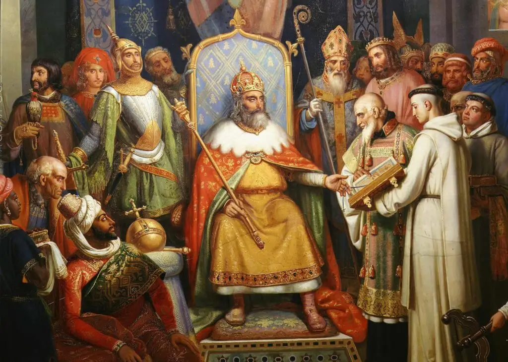 Charlemagne Roi des francs 1024x730 1 - Vous avez 1 chance sur 200 d’être un descendant de Charlemagne : mythe ou réalité ?
