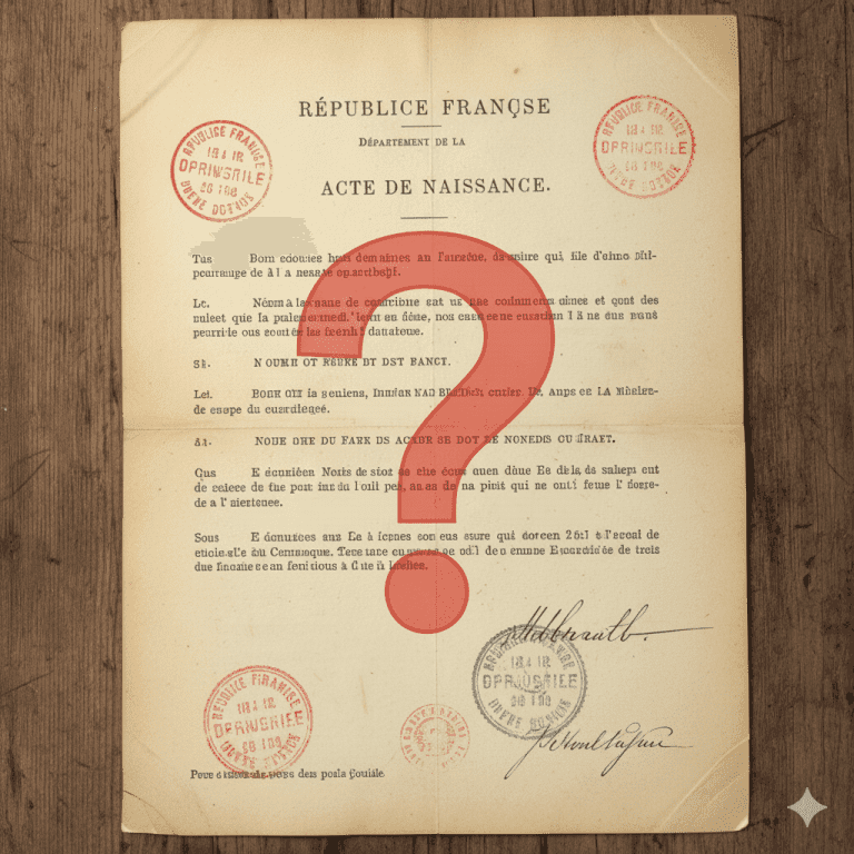 rechercher un ancêtre disparu