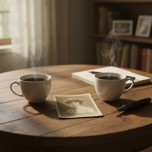 Un café avec l’absence : l'enquête de La Grande Famille sur vos héritages. 1 café avec une arrière grand-mère